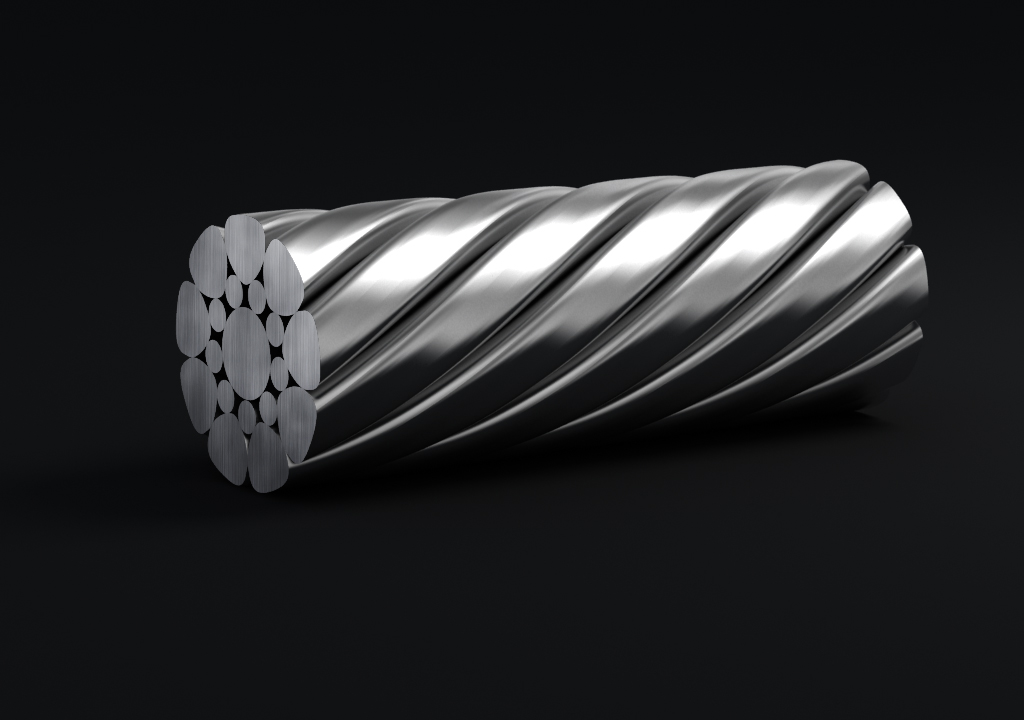 壓 實 股 鋼 絲 繩 壓 實 股 鋼 絲 繩